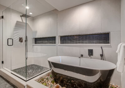 2nd Floor Primary Bathroom with a bathtub