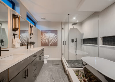 2nd Floor Primary Bathroom with a bathtub